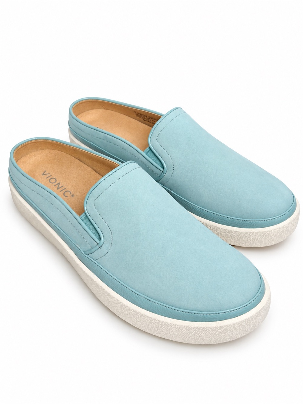 Vionic Effortless Teal Slip On Sneakers Women’s 9.5 Comfort Shoes Walking